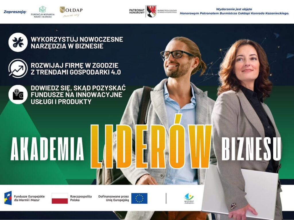 Akademia Liderów Biznesu w Gołdapi – bezpłatny program rozwojowy dla przedsiębiorców