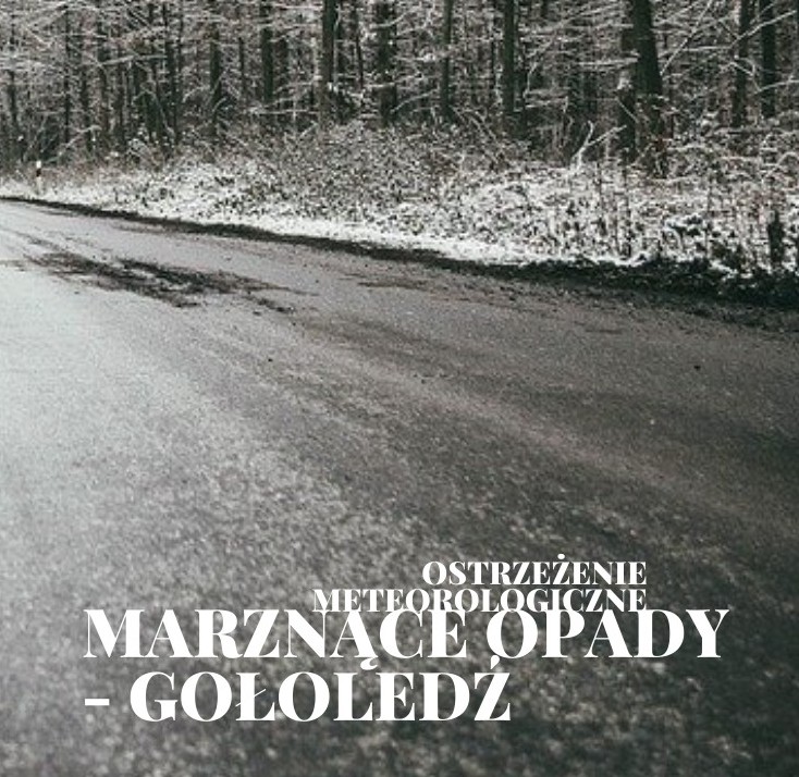Ostrzeżenie IMGW: Marznące opady w powiecie gołdapskim