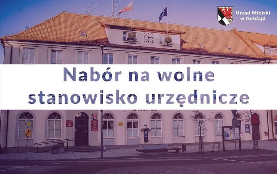 Nabór na kierownika wydziału dochodów w Gołdapi