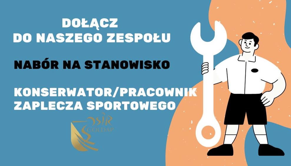 Nabór na stanowisko konserwatora w OSiR Gołdap