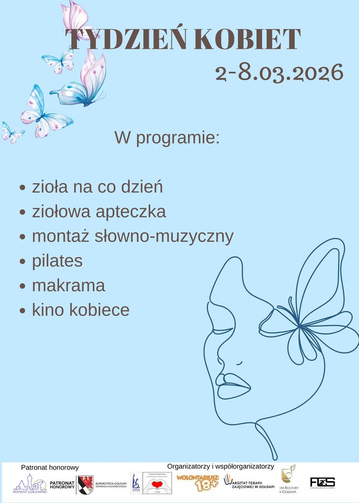 Tydzień Kobiet w Gołdapi – zaproszenie na cykl spotkań i warsztatów