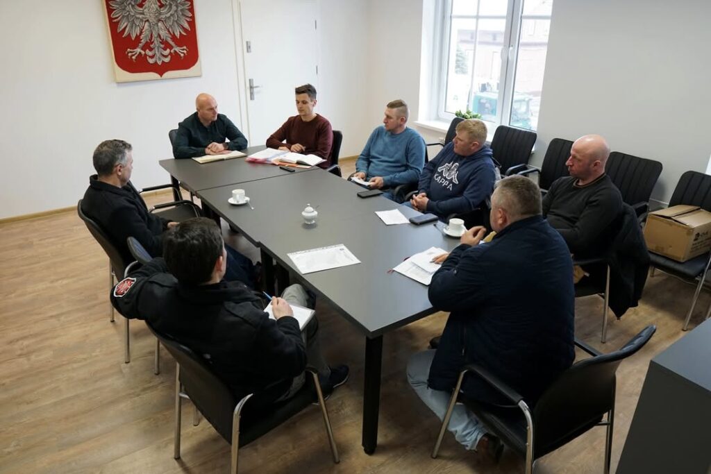 Spotkanie z OSP w sprawie ochrony ludności i obrony cywilnej
