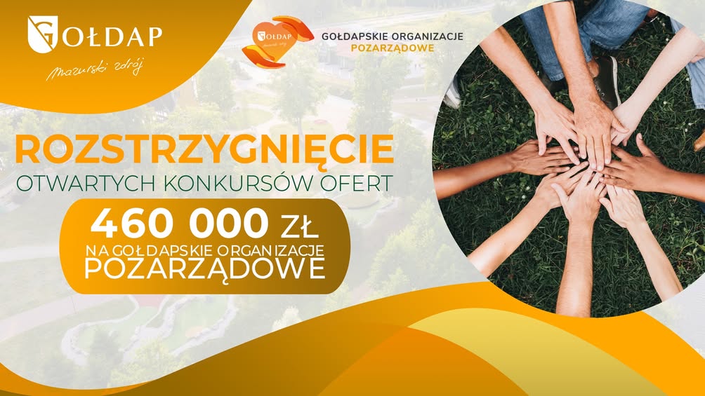 Konkursy dla organizacji pozarządowych w Gołdapi rozstrzygnięte