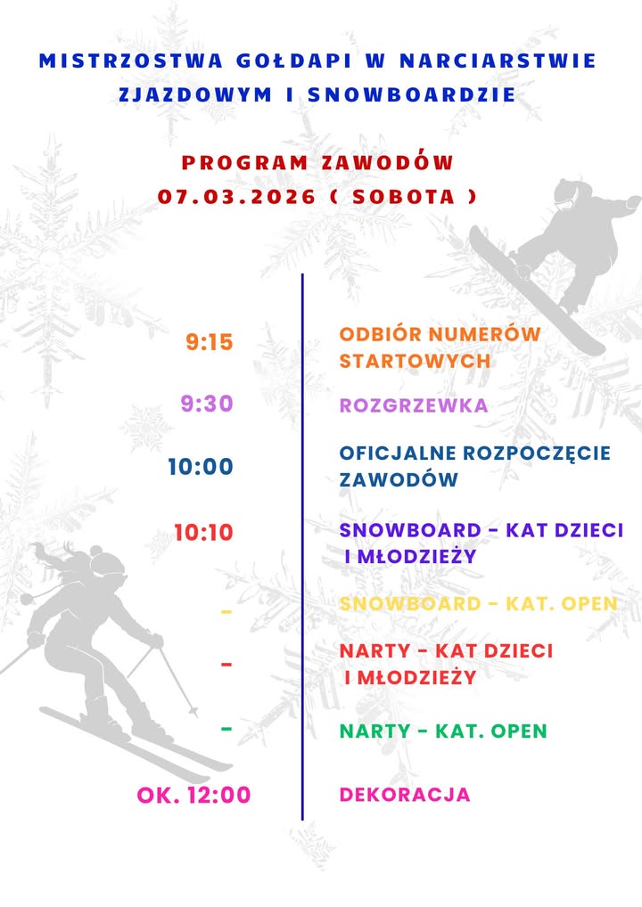 Otwarte mistrzostwa Gołdapi w narciarstwie i snowboardzie już w sobotę