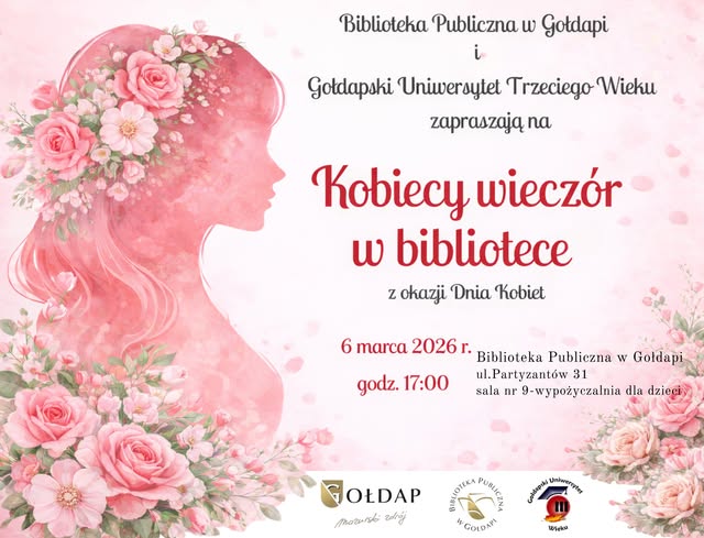Kobiecy wieczór w Gołdapi – wernisaż wystawy i wieczór poezji z okazji Dnia Kobiet