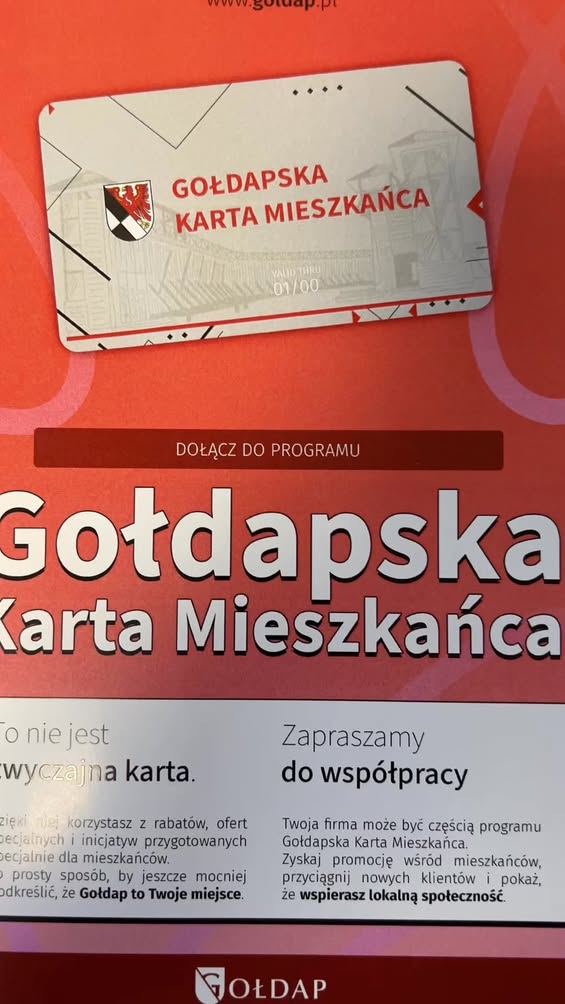 Gołdapska Karta Mieszkańca – zniżki i ulgi dla lokalnych mieszkańców i przedsiębiorców