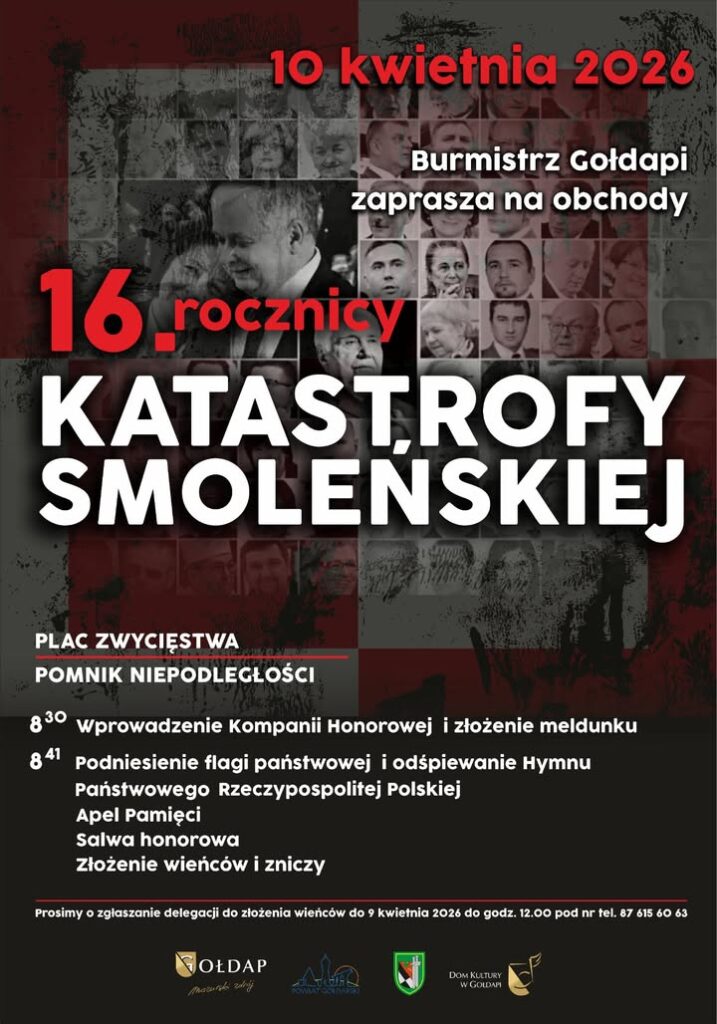 Wspólne uczczenie pamięci ofiar Katastrofy Smoleńskiej w Gołdapi