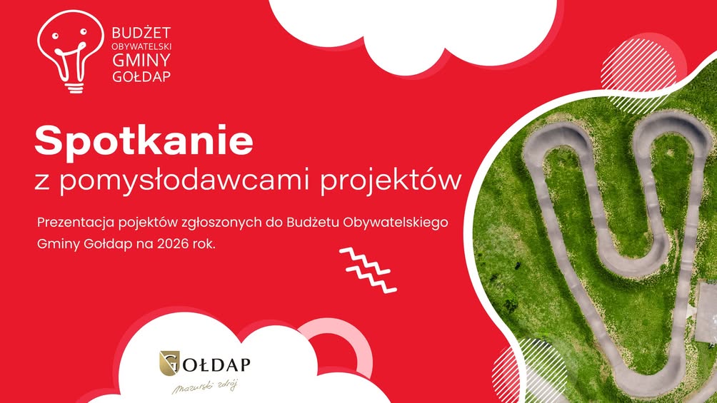 Spotkanie dotyczące Budżetu Obywatelskiego w Gołdapi już w piątek 3 kwietnia