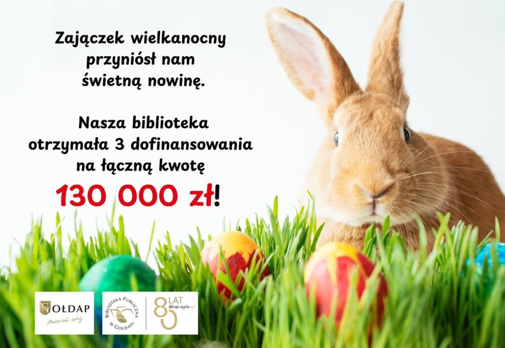 Biblioteka Publiczna w Gołdapi otrzymała dofinansowanie z Ministerstwa Kultury