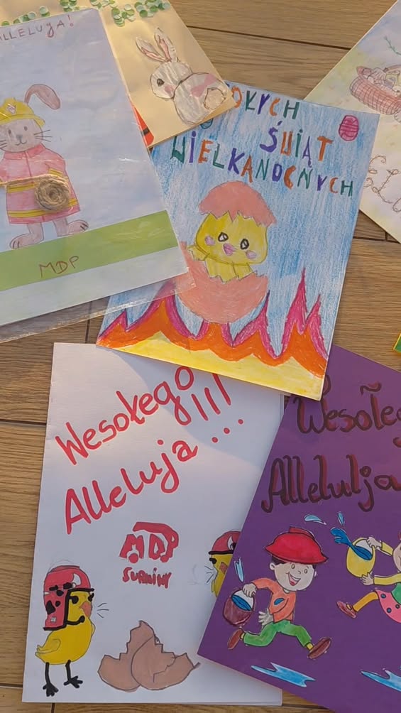 Konkurs na najładniejszą kartkę świąteczną w OSP zakończony