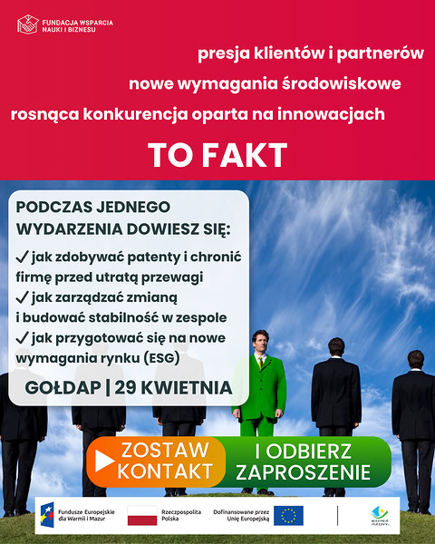 Gala Zielonego Przedsiębiorcy w Gołdapi – zarejestruj się już dziś!