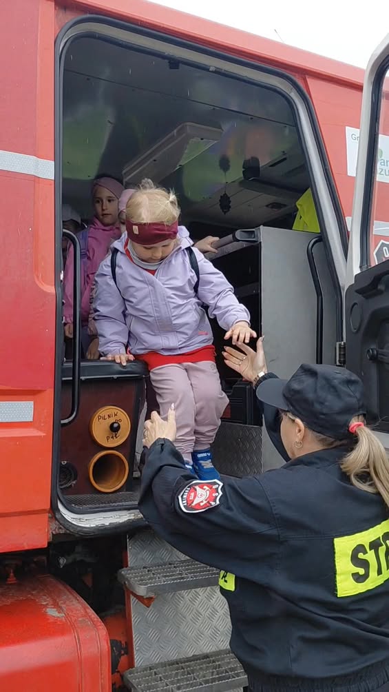 Marzenie małego strażaka w Baniach Mazurskich się spełnia