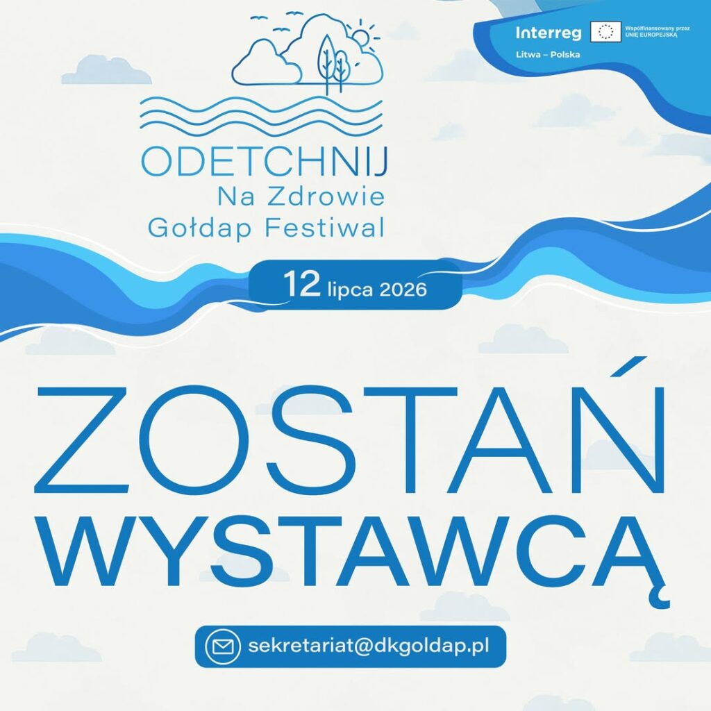 Zostań wystawcą na festiwalu „Odetchnij na Zdrowie” w Gołdapi