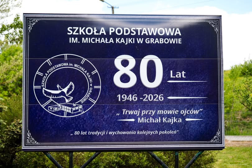 Jubileusz 80-lecia Szkoły Podstawowej im. M. Kajki w Grabowie
