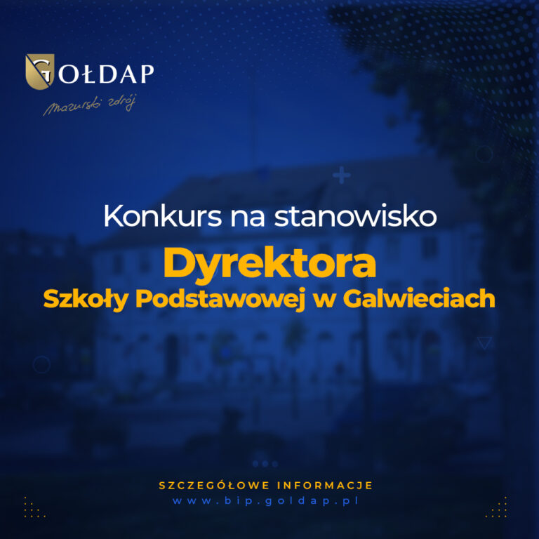 Konkurs na dyrektora Szkoły Podstawowej w Galwieciach