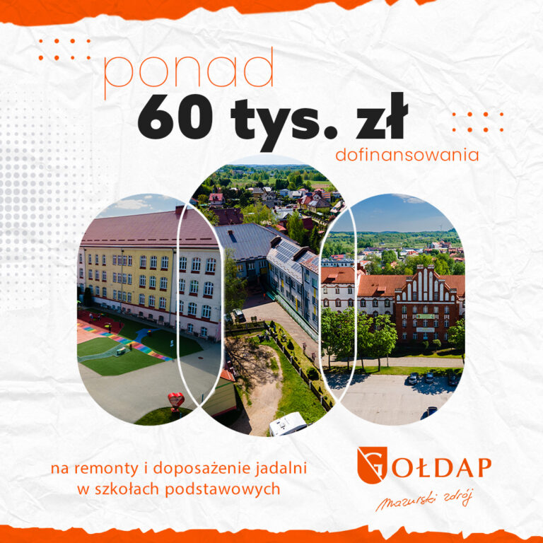 Dofinansowanie na remonty jadalni w gołdapskich szkołach podstawowych