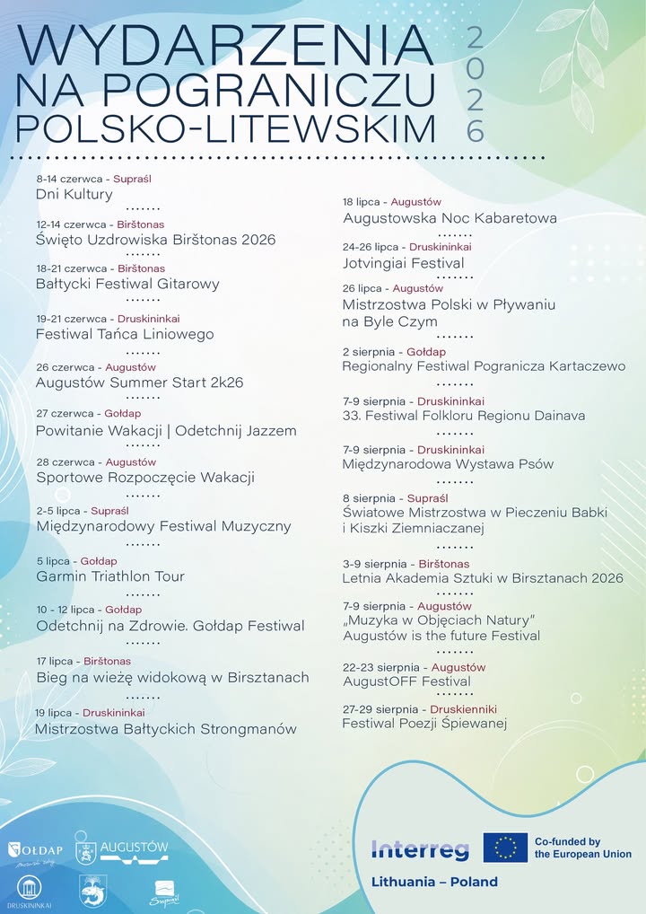 Lato pełne wydarzeń na pograniczu polsko-litewskim