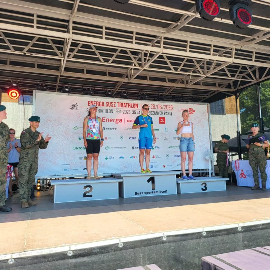 Sukcesy zawodniczki z Gołdapi w biathlonie i triathlonie w Ostródzie i Suszu