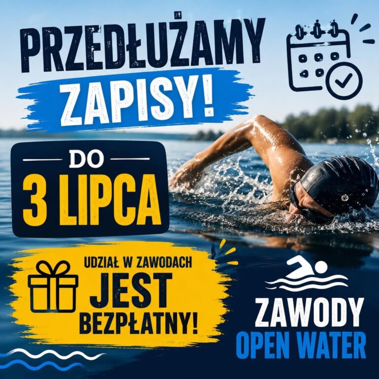 Przedłużenie zapisów na Gołdap Cup 2026 - zawody open water do 3 lipca