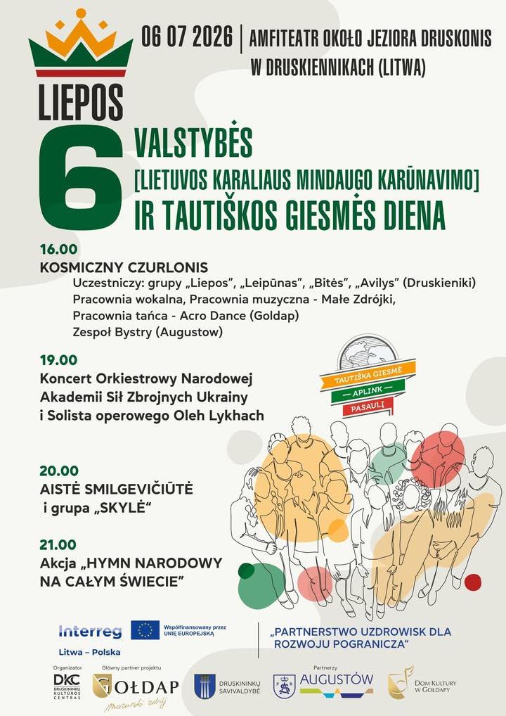 Kosmiczny Czurlonis w Druskienikach – artystyczne wydarzenie 6 lipca