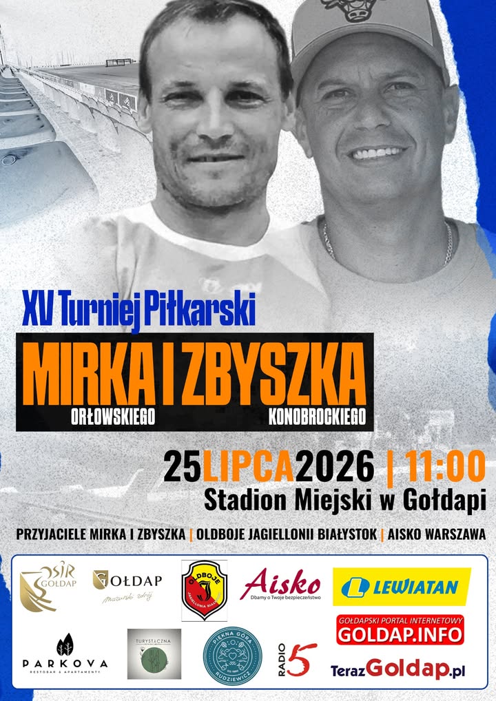XV Turniej Piłkarski Pamięci Mirka Orłowskiego i Zbyszka Konobrockiego już 25 lipca na Stadionie Miejskim