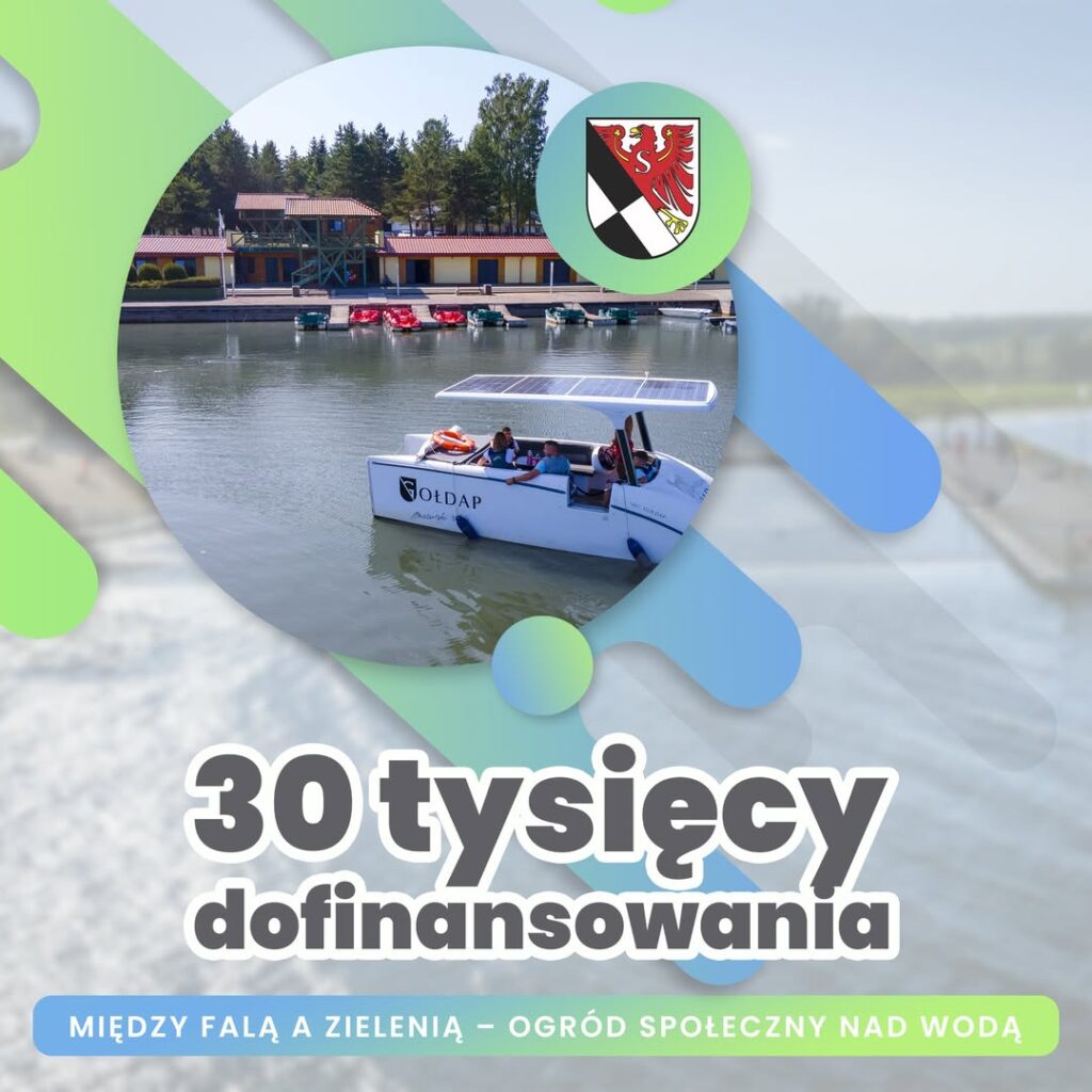 Ogród społeczny nad Jeziorem Gołdap z dofinansowaniem 30 000 zł