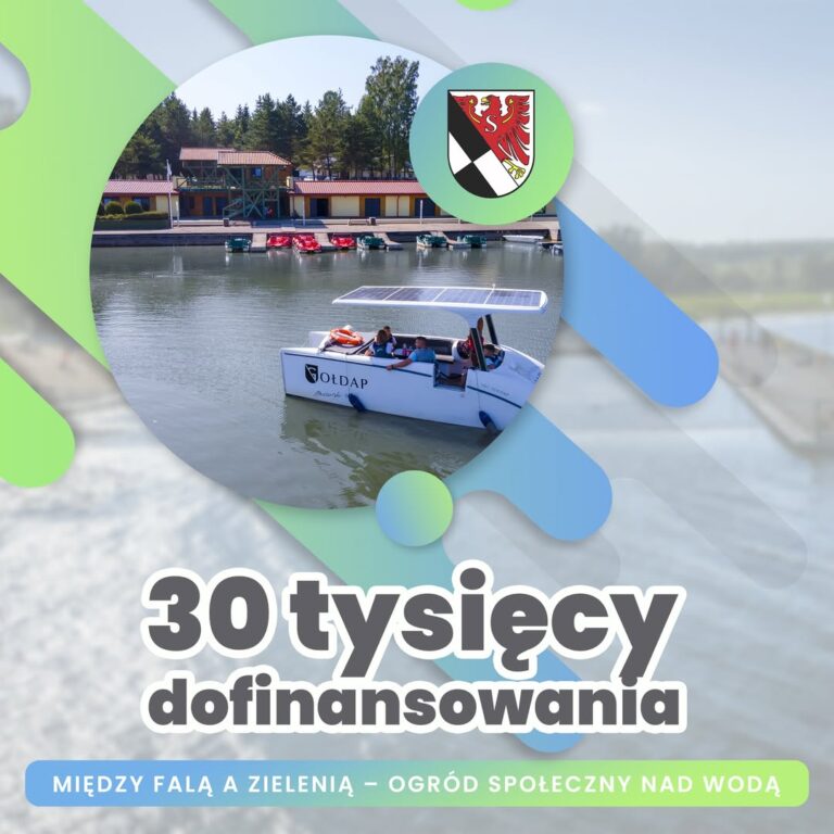 Ogród społeczny nad Jeziorem Gołdap z dofinansowaniem 30 000 zł