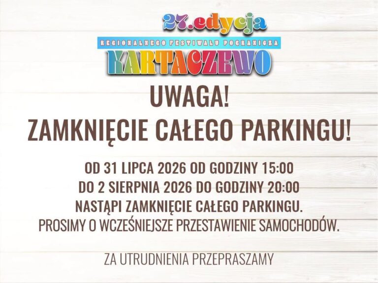Utrudnienia w ruchu z powodu festiwalu w Kartaczewie