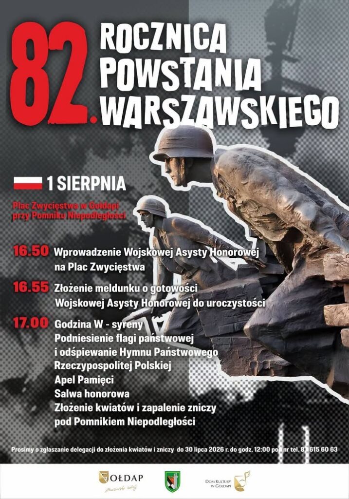 Weekend pełen atrakcji w Gołdapi: rocznica powstania i festiwal kartaczy