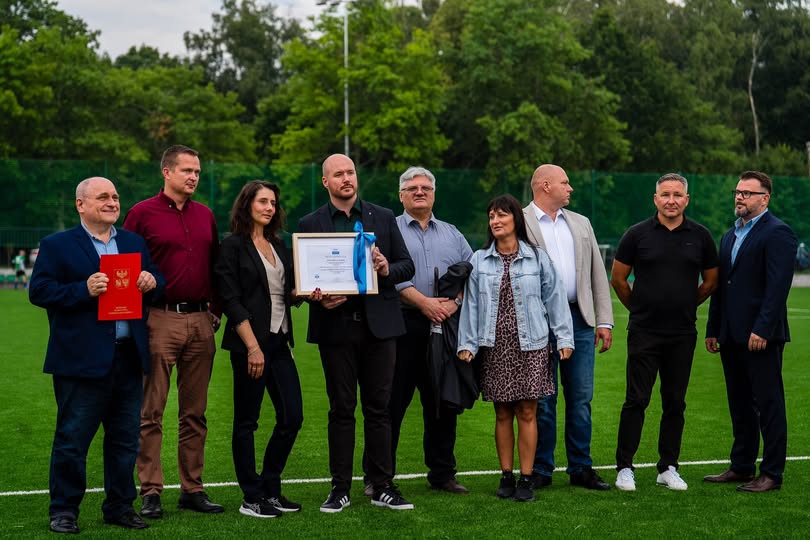 Otwarcie nowej płyty bocznej na Stadionie OSiR w Gołdapi