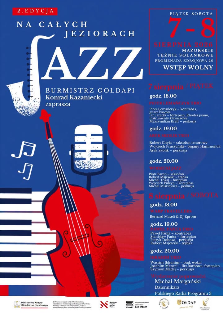 II edycja festiwalu „Na całych jeziorach JAZZ” w Gołdapi