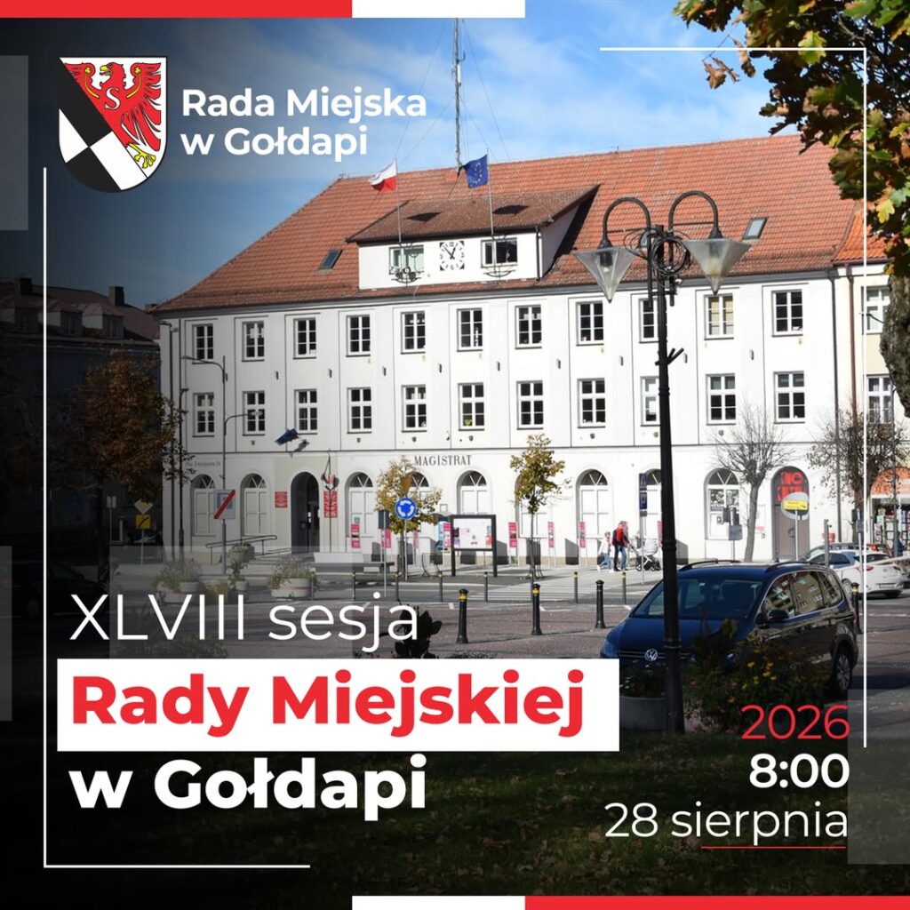 Nadzwyczajna sesja Rady Miejskiej w Gołdapi 28 sierpnia
