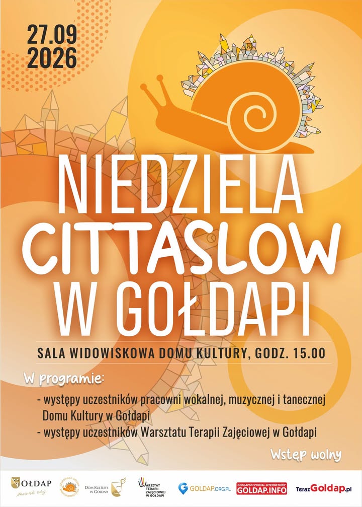 Niedziela Cittaslow w Gołdapi: Wydarzenie pełne muzyki i tańca 27 września