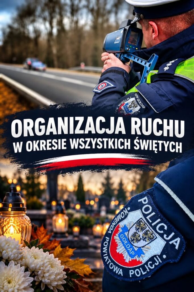 Organizacja ruchu na Wszystkich Świętych w powiecie gołdapskim